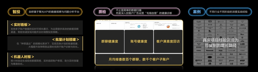 卓尔数科智投质检案例三大服务支柱