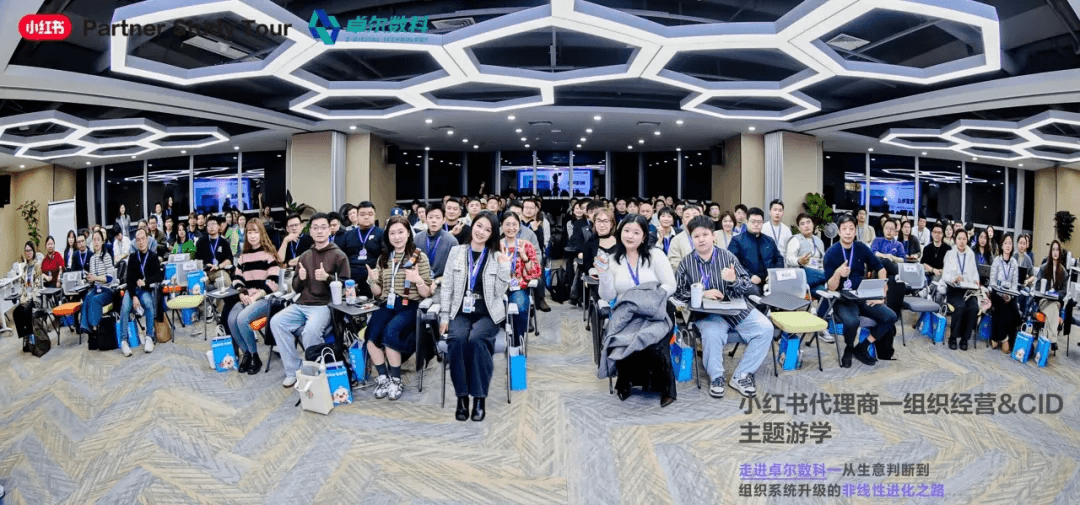 小红书代理商组织经营与CID主题游学活动合影